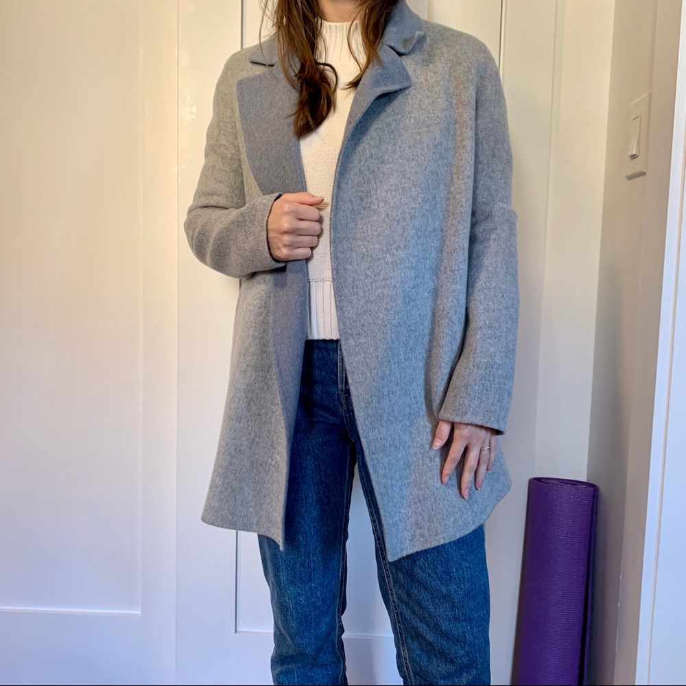 Theory Reversible Wool Cashmere Coat